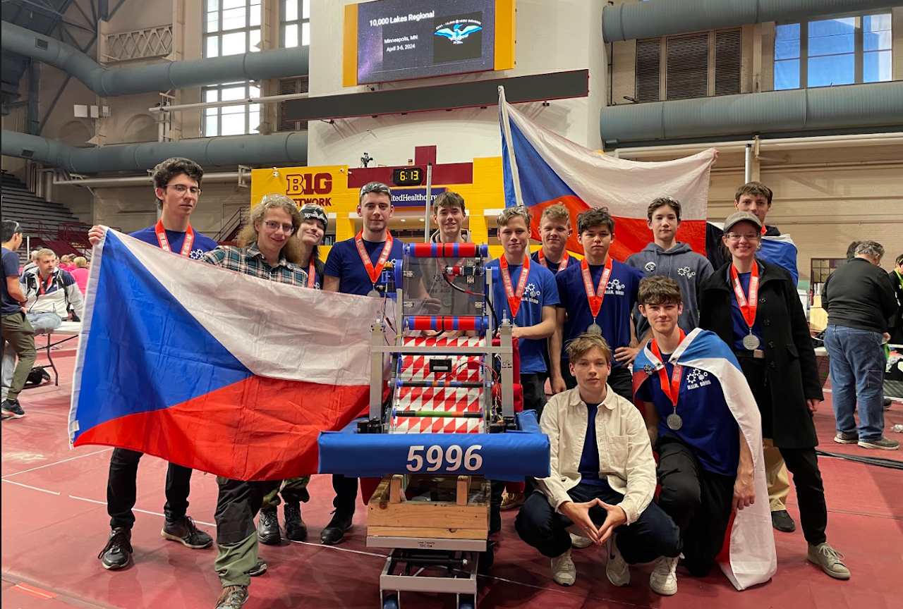R.U.R. 5996 FRC robot at competition