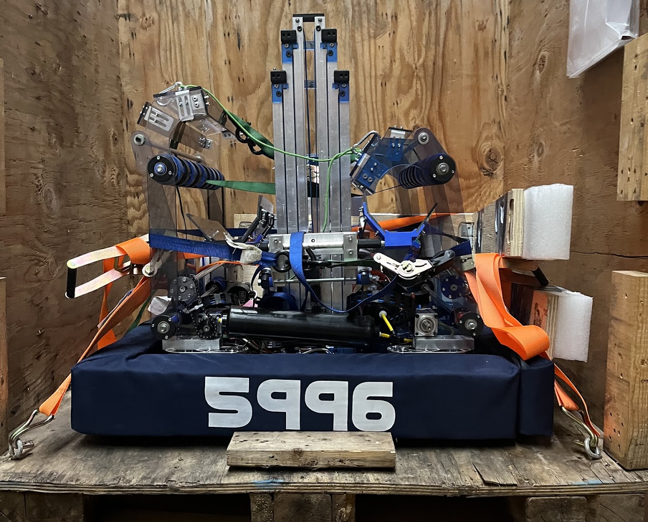 Příprava robotických komponent a balení na soutěž